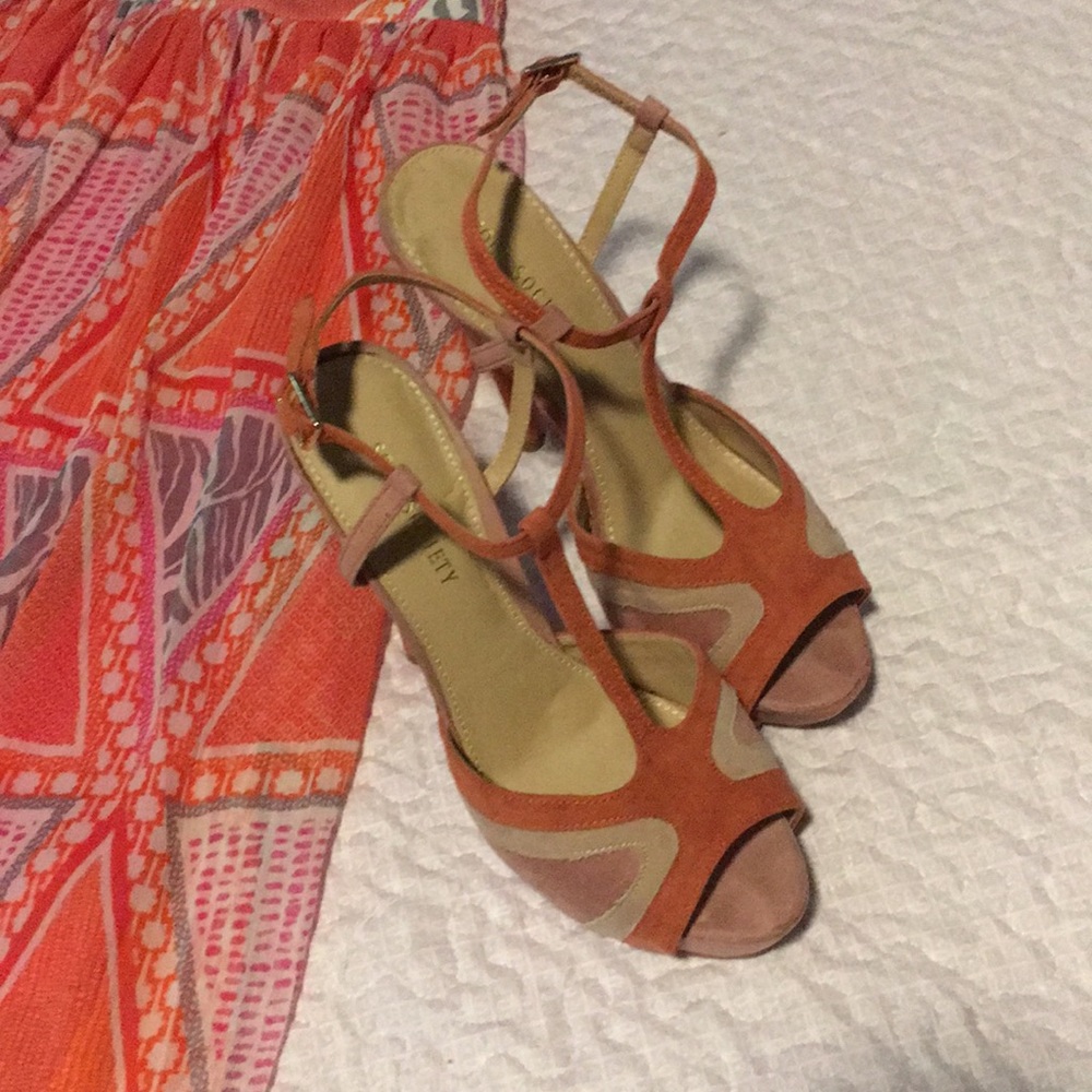Suede heels